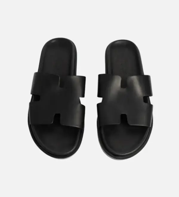Sandale Cuir Noir – Image 2