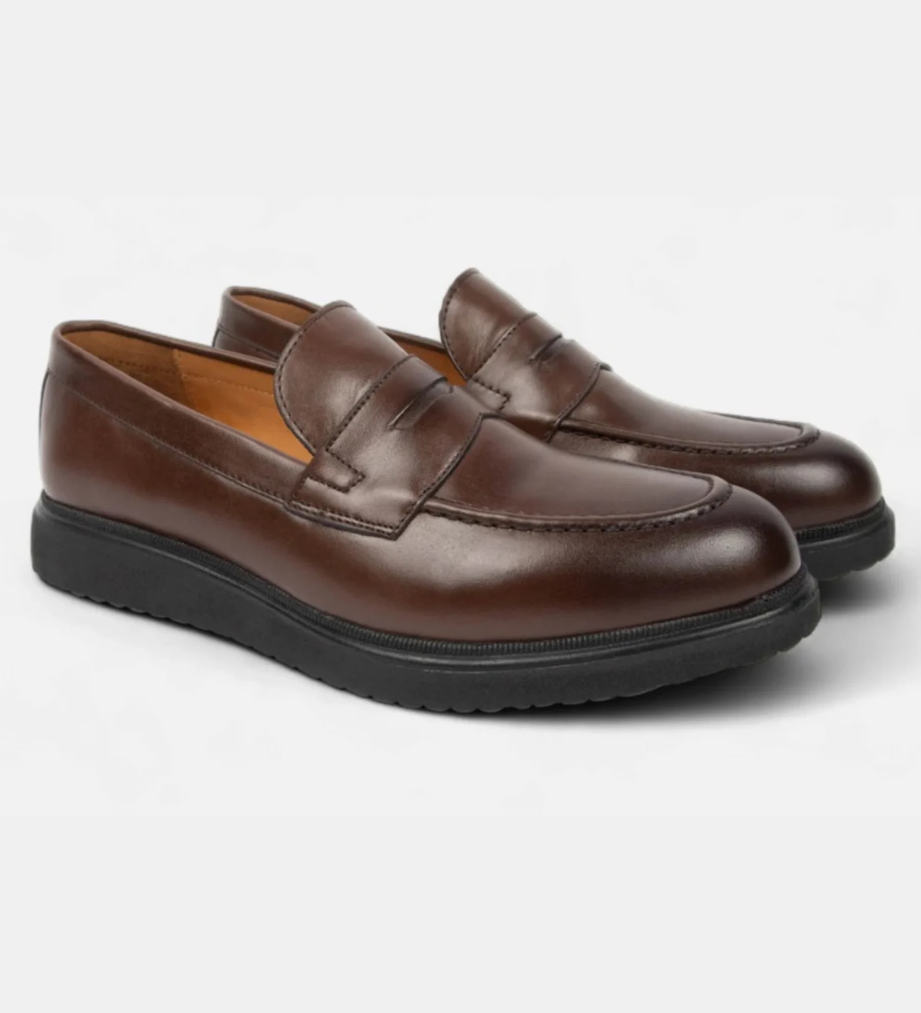 Mocassin Cuir Marron – Image 3