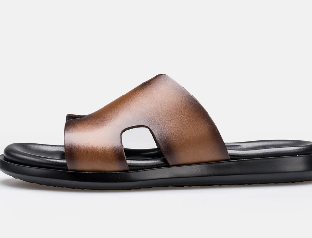 Sandale Cuir Marron (ALBERO2006)